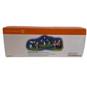 Department 56 Halloween Kids Figurines Set 3 Pieces Snow Village Halloween